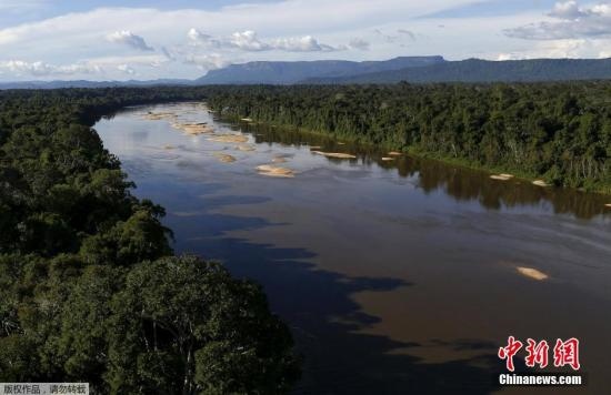 資料圖：亞馬孫雨林內(nèi)的河流。