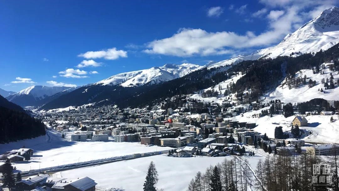 △瑞士，達(dá)沃斯小鎮(zhèn)。