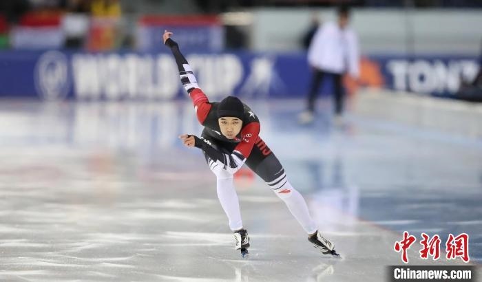 高亭宇在比賽中。圖片來源：黑龍江省體育局。