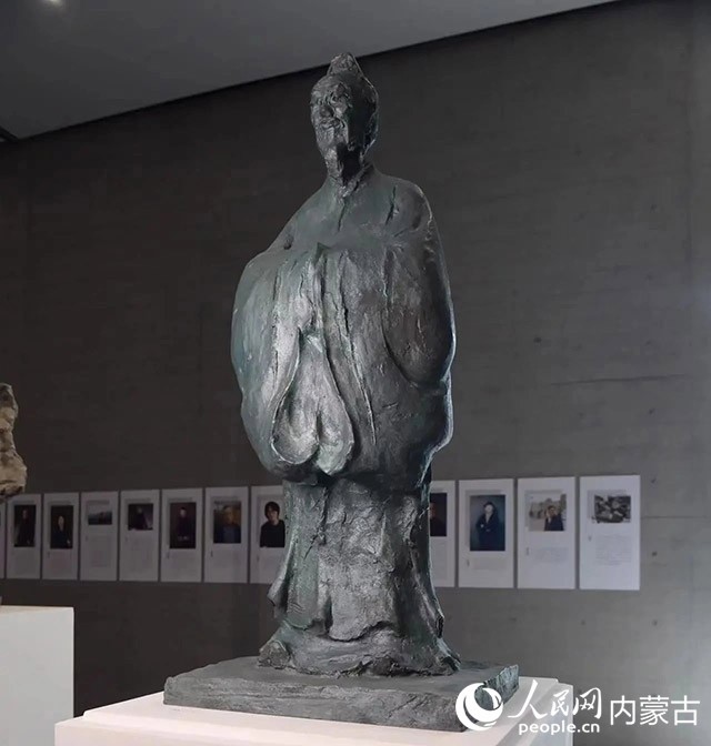 吳為山作品《管子》。實習(xí)生 楊光攝