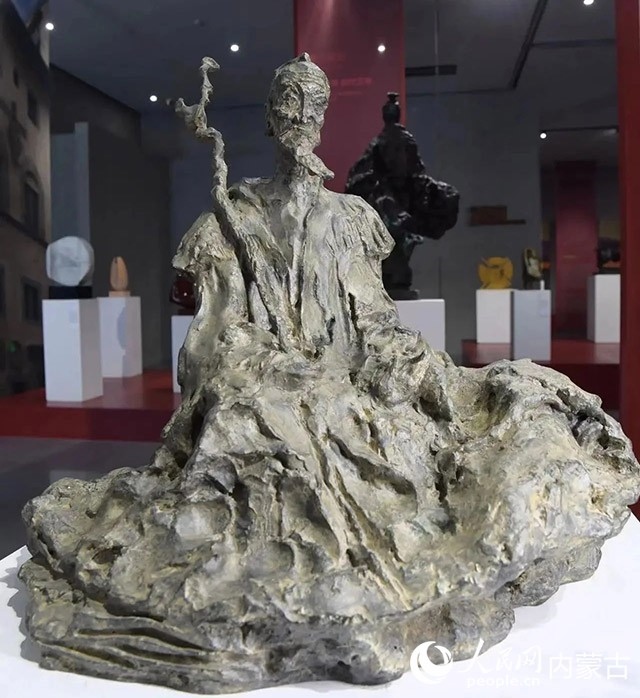 吳為山作品《莊子》。王劭凱攝