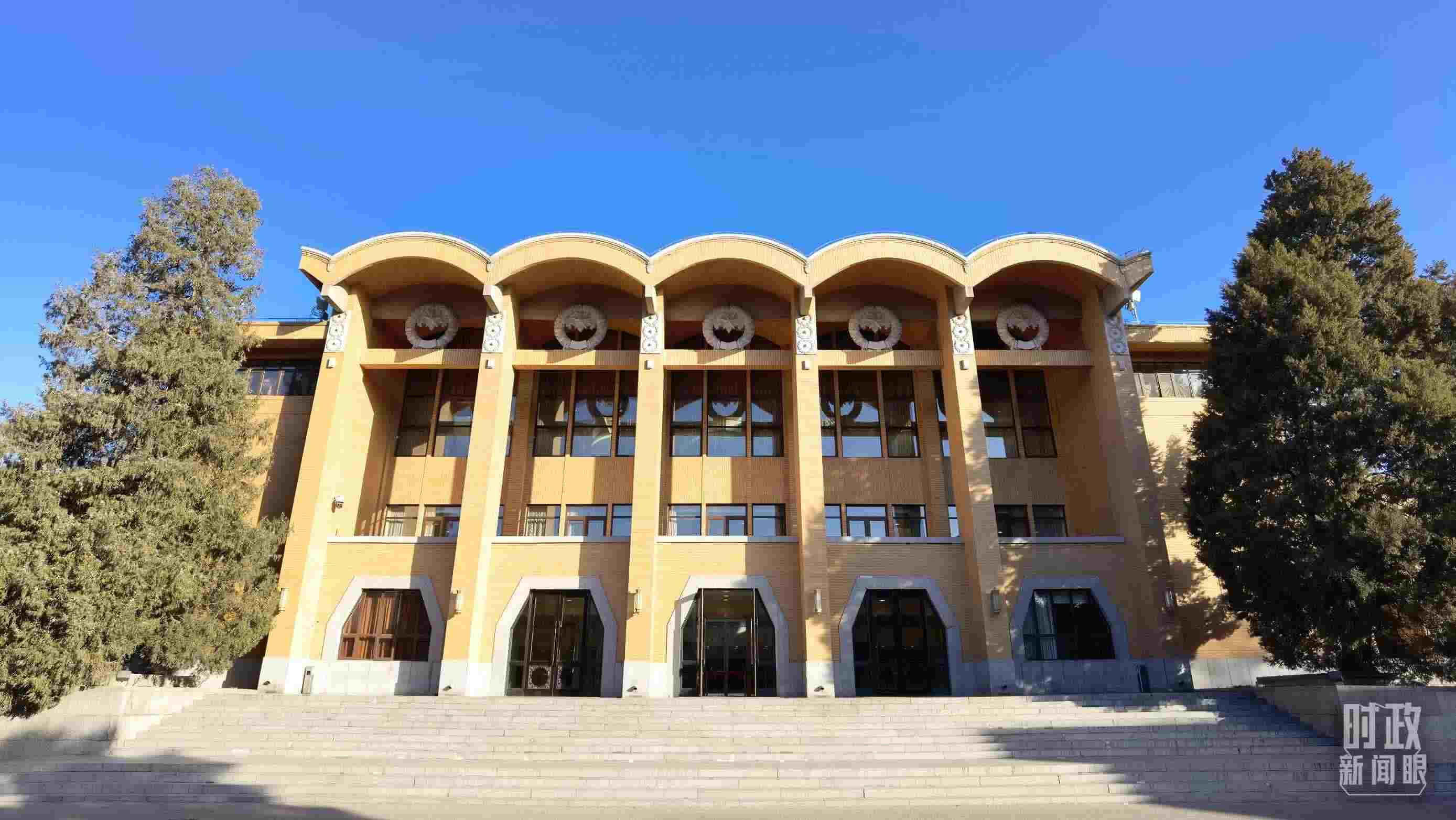 △2023年3月1日，中央黨校建校90周年慶祝大會在這里舉行。（總臺央視記者石丞拍攝）