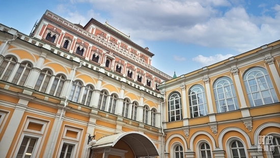  △當(dāng)?shù)貢r間3月21日，莫斯科，克里姆林宮。（總臺央廣記者潘毅拍攝）