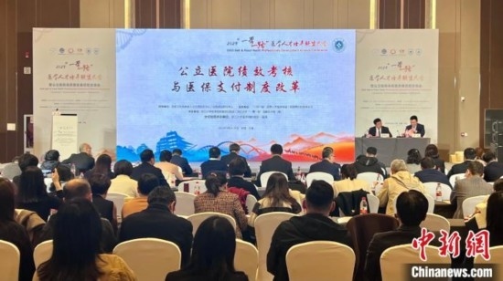 《公立醫(yī)院績(jī)效考核與醫(yī)保支付制度改革》分論壇現(xiàn)場(chǎng)。董易鑫 攝