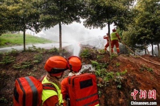 演練現(xiàn)場(chǎng)。瀘州消防供圖