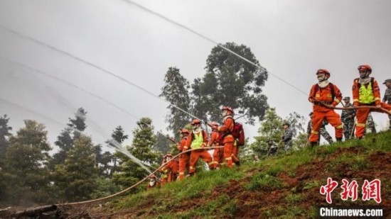 演練現(xiàn)場(chǎng)。瀘州消防供圖