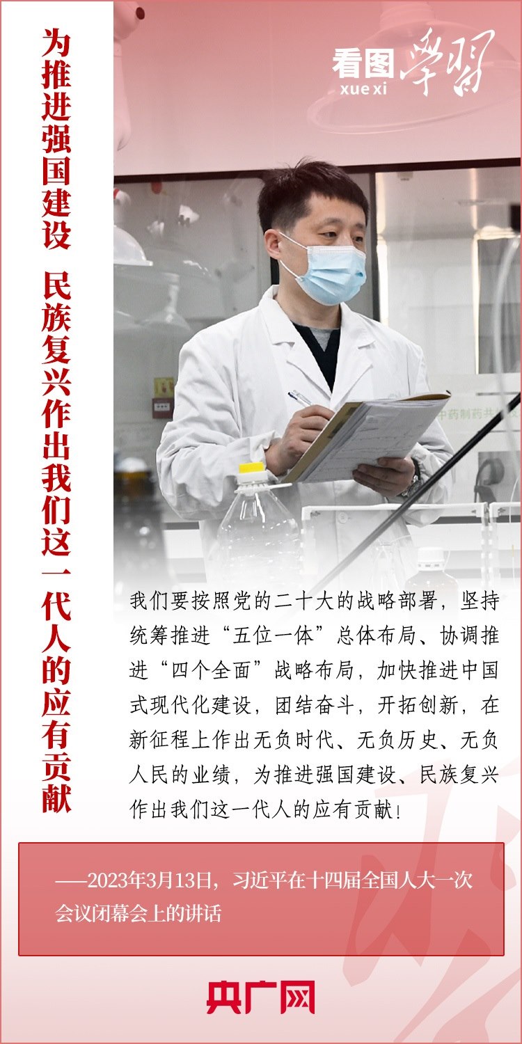 看圖學(xué)習(xí)丨為推進強國建設(shè)、民族復(fù)興作出我們這一代人的應(yīng)有貢獻