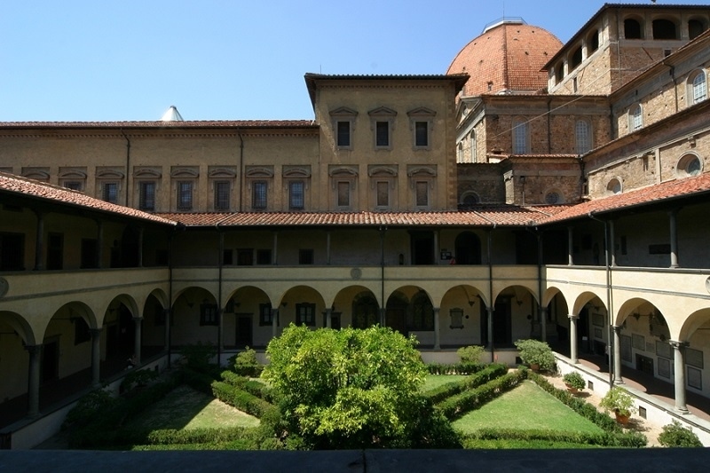 意大利美第奇洛倫佐圖書館。美第奇洛倫佐圖書館供圖