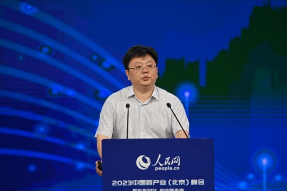 傳播內(nèi)容認(rèn)知全國(guó)重點(diǎn)實(shí)驗(yàn)室首席科學(xué)家張勇東。人民網(wǎng)記者 于凱攝