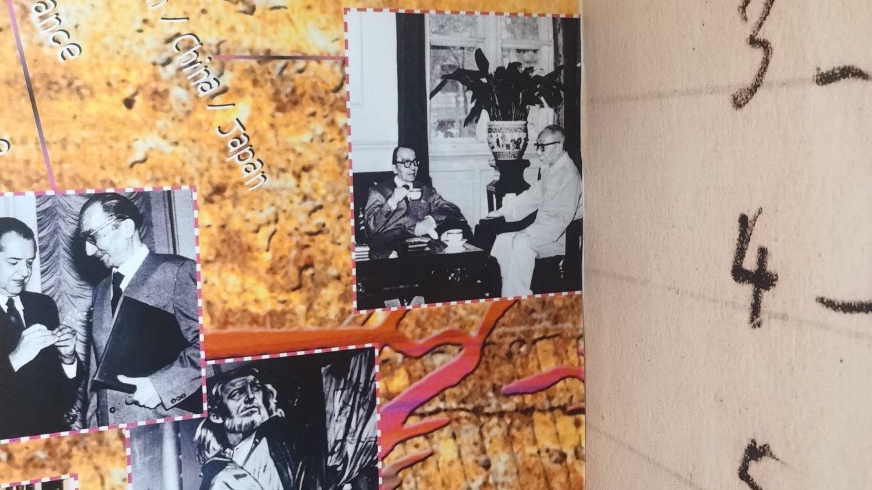 1957年，卡贊扎基斯第二次訪問中國，期間與作家茅盾進行交流。人民網(wǎng)記者 葛泰佚攝