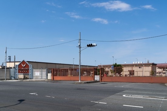  這是2022年6月19日在日本東京拍攝的美軍橫田基地資料照片。新華社記者張笑宇攝