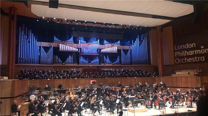 《敦煌·慈悲頌》在倫敦演出。人民網(wǎng) 余穎攝