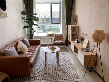 輝山英才社區(qū)樣板間。北京外國語大學(xué) 許青攝