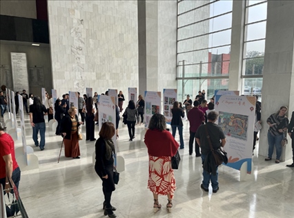 獲獎(jiǎng)作品展現(xiàn)場(chǎng)。中國駐圣保羅總領(lǐng)館供圖