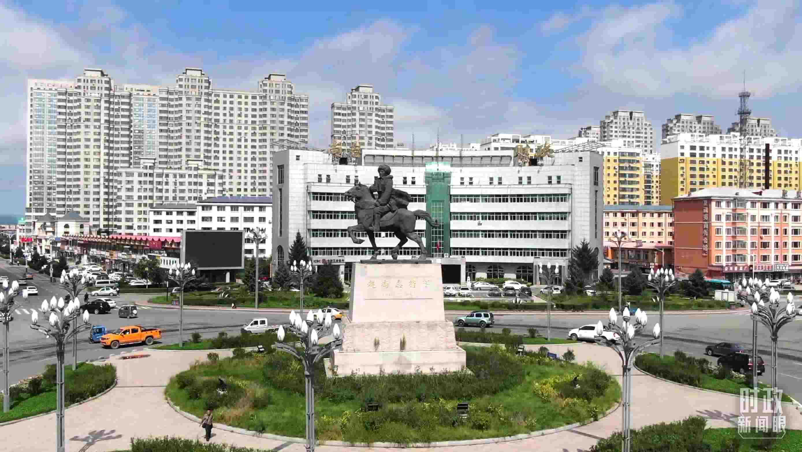 △哈爾濱市尚志市航拍。（總臺(tái)央視記者張耿生拍攝）