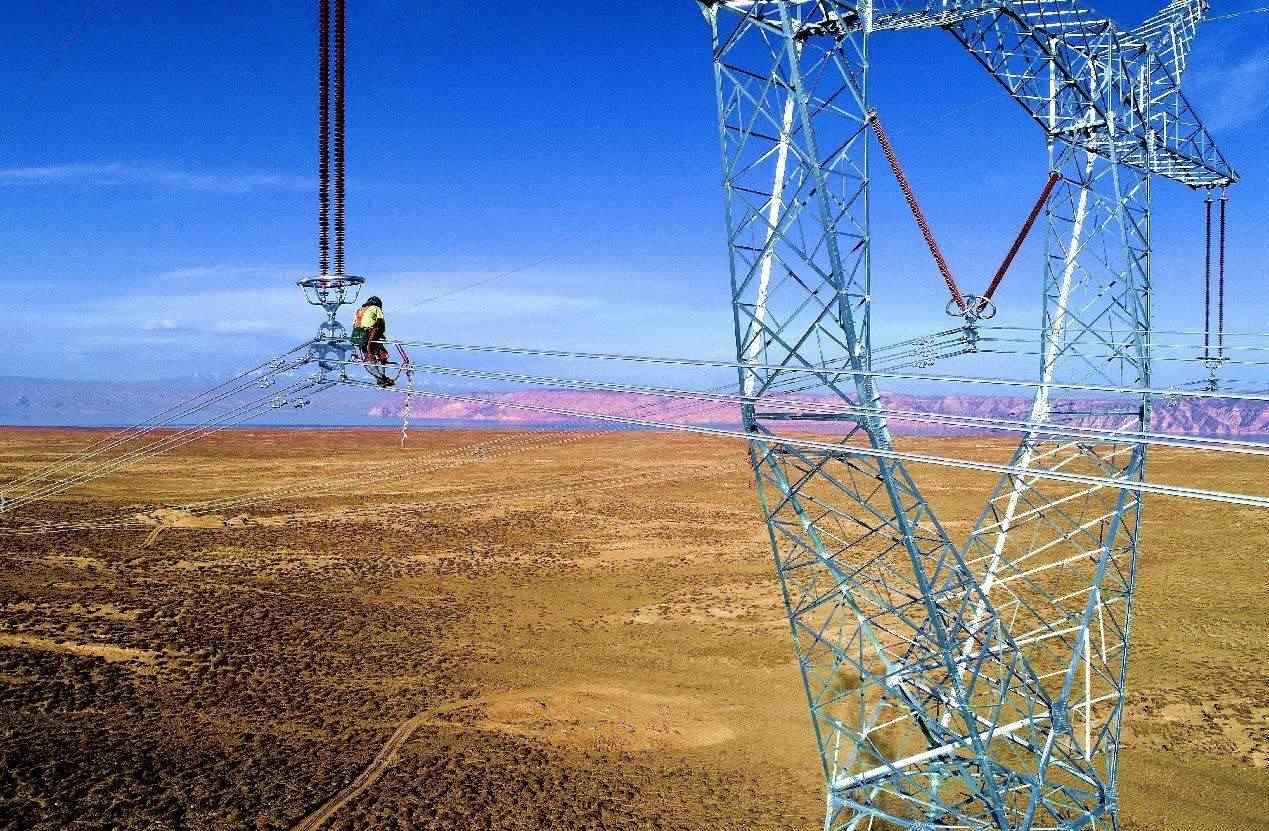 青豫直流。國網(wǎng)青海省電力公司供圖