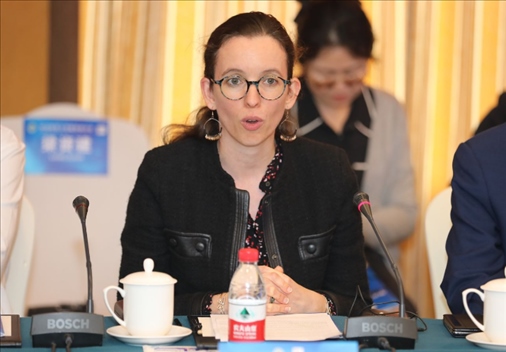 法國駐華大使館公使銜參贊白美燕致辭。主辦方供圖