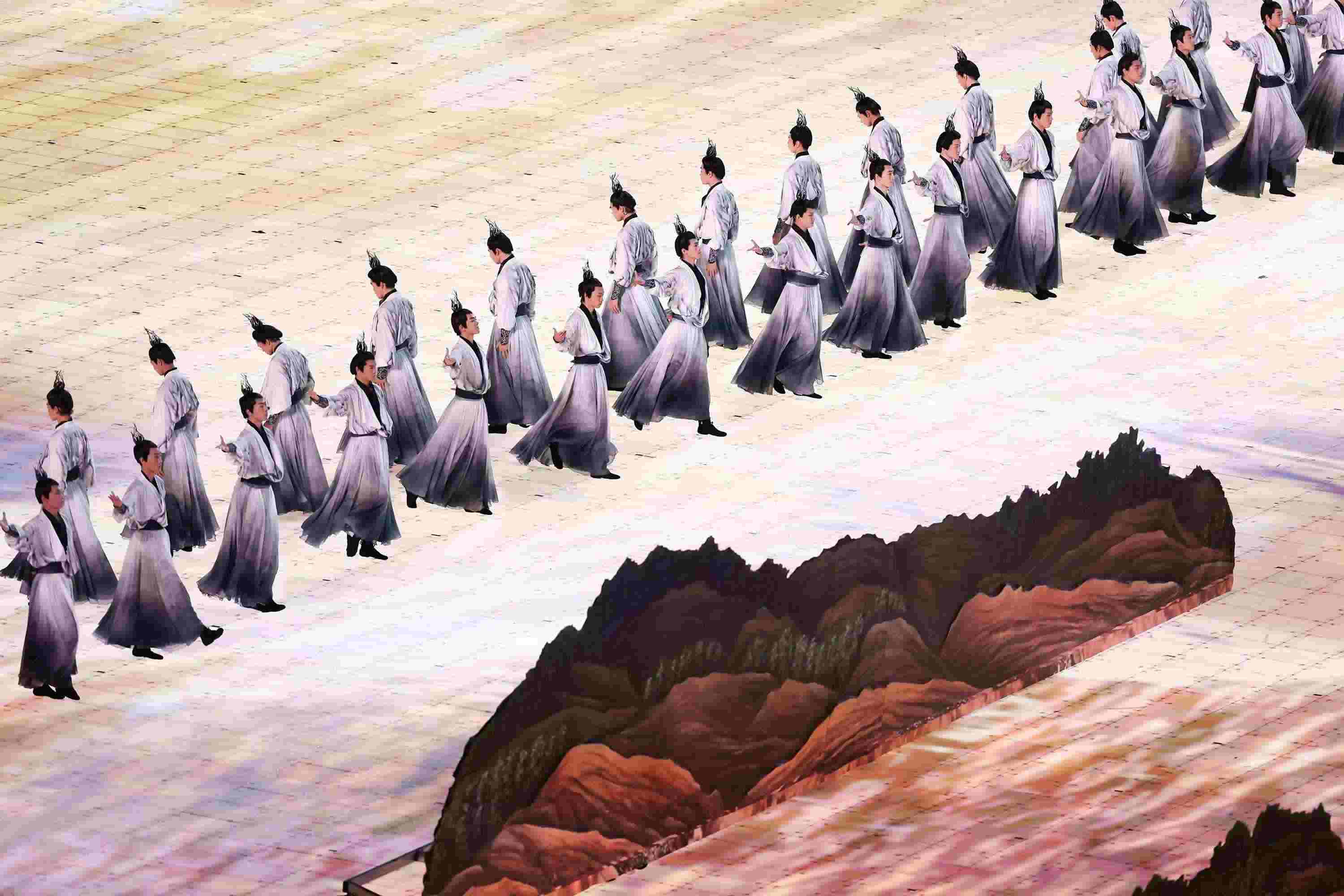 △2023年9月23日，演員在杭州第十九屆亞洲運動會開幕式上表演。