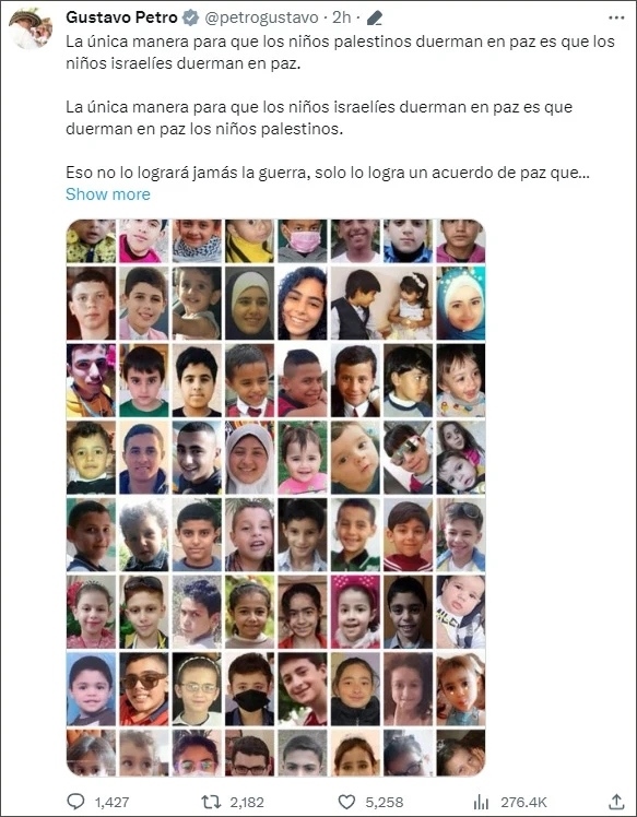 巴以爆發(fā)新沖突后，他再指西方“雙標(biāo)”