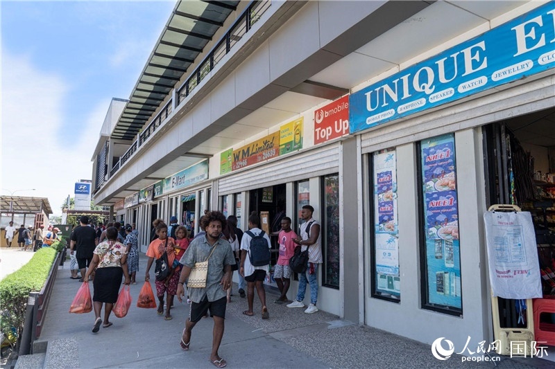 2023年9月12日，所羅門群島首都霍尼亞拉街景。人民網(wǎng) 賀吉攝