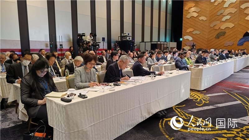 “一帶一路”倡議十周年國(guó)際研討會(huì)現(xiàn)場(chǎng)。人民網(wǎng) 蔣曉辰攝