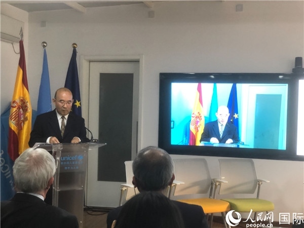 生態(tài)環(huán)境部應(yīng)對(duì)氣候變化司一級(jí)巡視員孫楨在研討會(huì)上致辭。 人民網(wǎng)記者 趙健攝