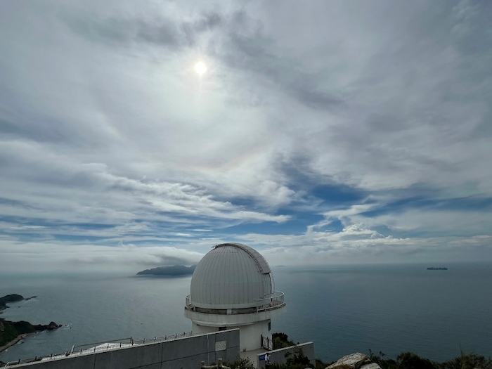 天文樓太陽望遠(yuǎn)鏡圓頂。人民網(wǎng)高清揚(yáng)攝