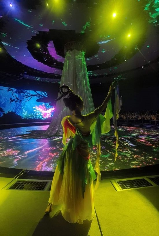 《天釀》演出場景。本報(bào)記者常雯宜攝