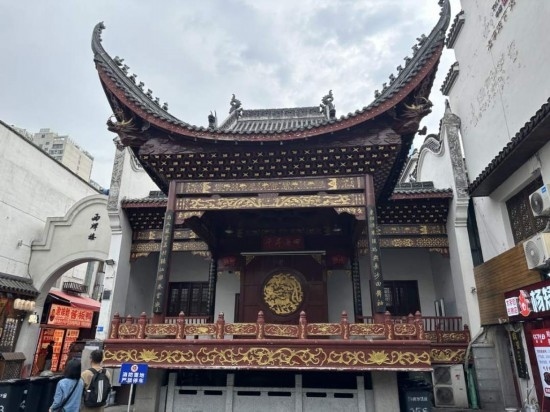 10月25日，長沙太平老街一角。（本報記者 劉書文攝）