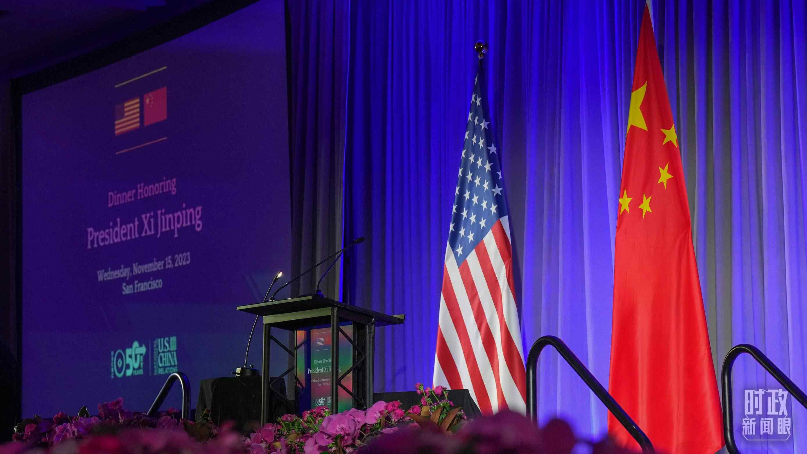 歡迎宴會當(dāng)晚，習(xí)近平在這里發(fā)表演講。（總臺國廣記者李晉拍攝）