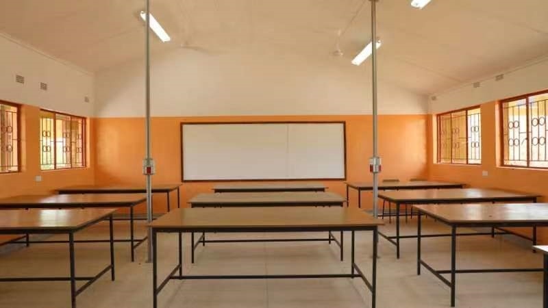 寬敞明亮的教室。主辦方供圖