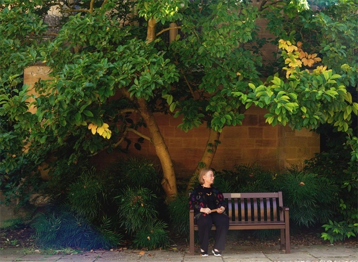 羅森在牛津大學(xué)墨頓學(xué)院。葛大龍攝