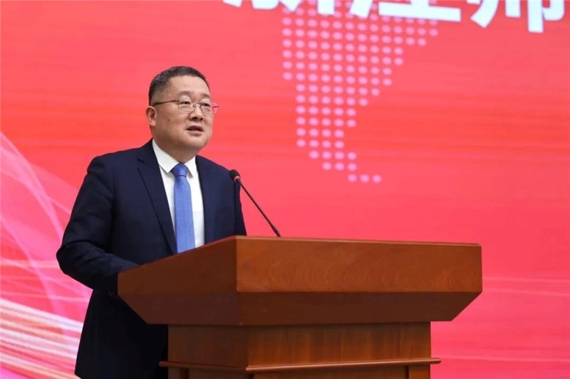 浙江師范大學黨委書記鄭孟狀致辭。主辦方供圖