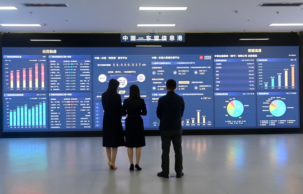 中國—東盟信息港股份有限公司展廳。