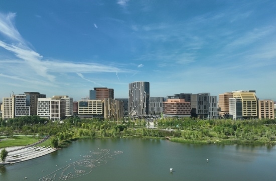 雄安新區(qū)容東片區(qū)。人民網(wǎng)記者 李兆民攝