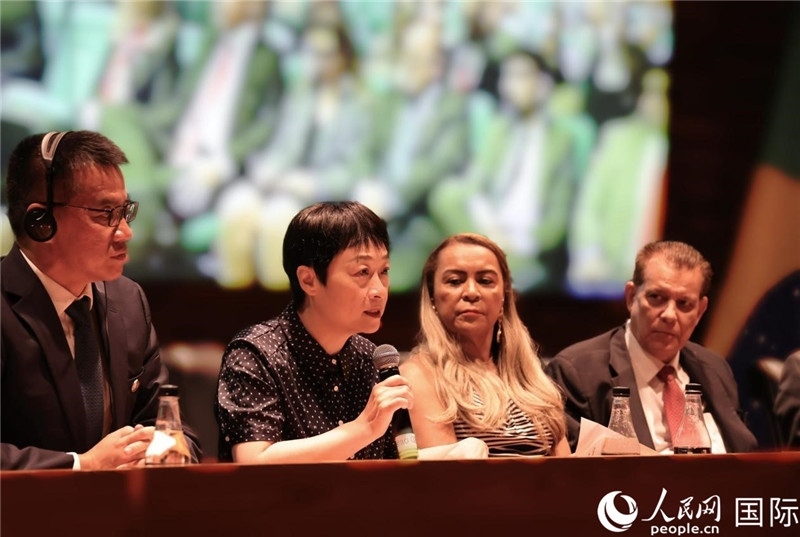 田敏出席論壇開幕式并致辭。人民網(wǎng)記者 時(shí)元皓攝