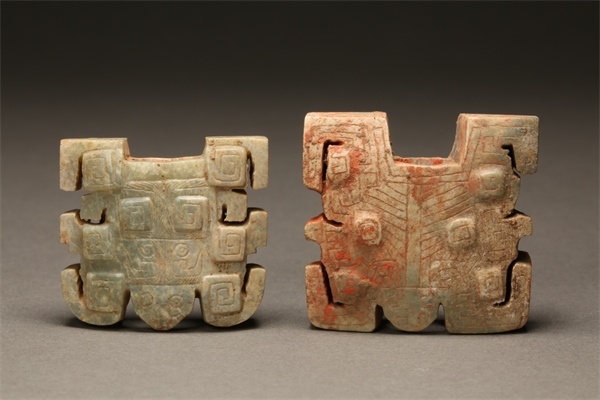 獸面形玉飾件。國家文物局供圖