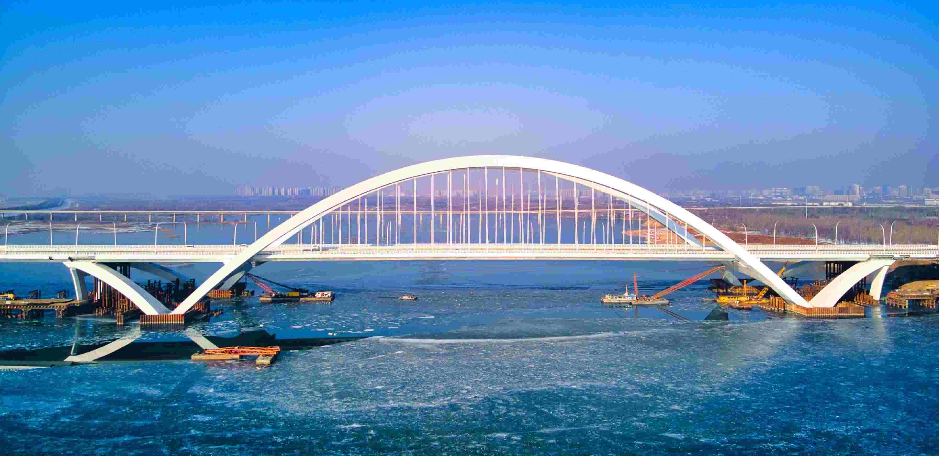 開通后的京雄大橋。受訪方供圖