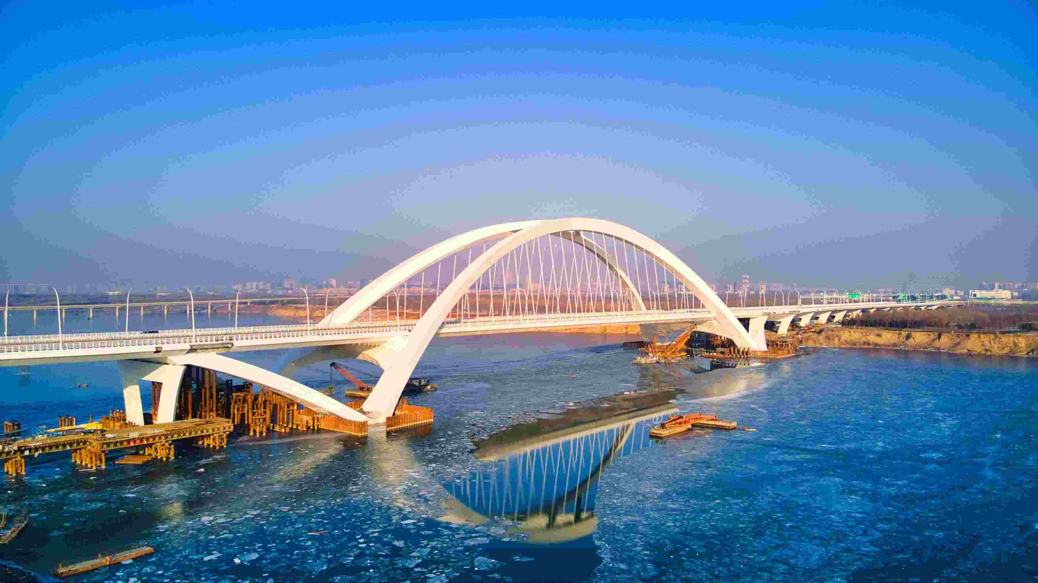 開通后的京雄大橋。受訪方供圖