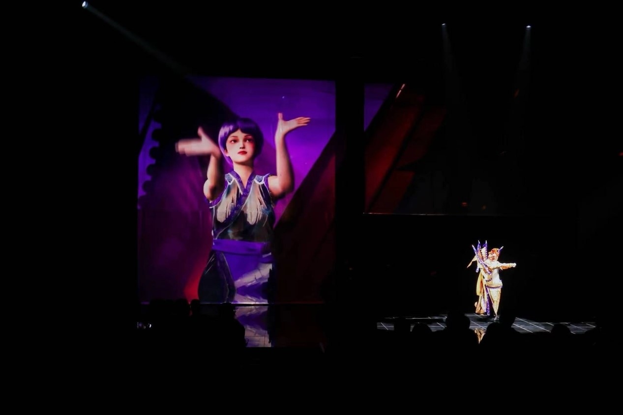 跨次元表演《新定軍山》。主辦方供圖