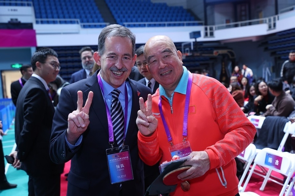 資訊有故事︱美國(guó)弗吉尼亞大學(xué)乒乓球代表團(tuán)訪華:重走乒乓路 一起向未來(lái)