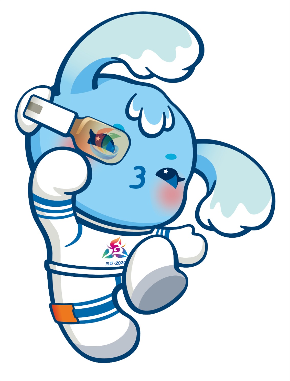 第十二屆全國(guó)少數(shù)民族傳統(tǒng)體育運(yùn)動(dòng)會(huì)吉祥物“吉貝”。第十二屆全國(guó)少數(shù)民族傳統(tǒng)體育運(yùn)動(dòng)會(huì)組委會(huì)供圖