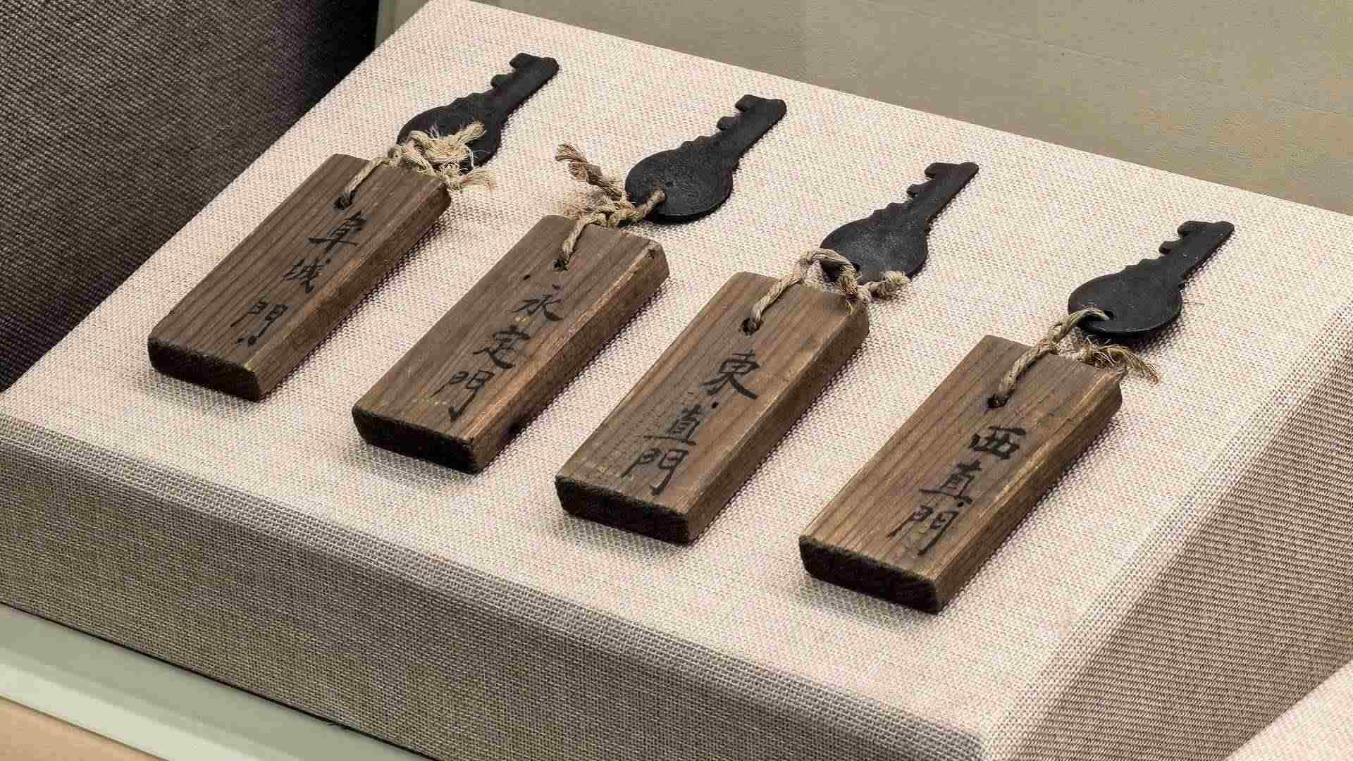 △北平城門鑰匙。（總臺央廣記者潘毅拍攝）