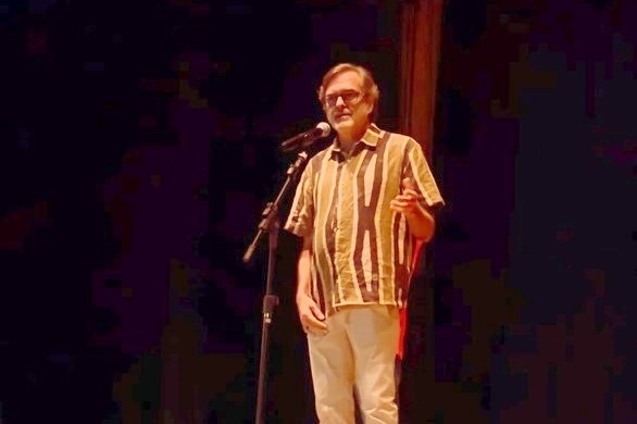 累西腓市政府代表、文化局長梅洛在活動中致辭。中國駐累西腓總領(lǐng)館供圖