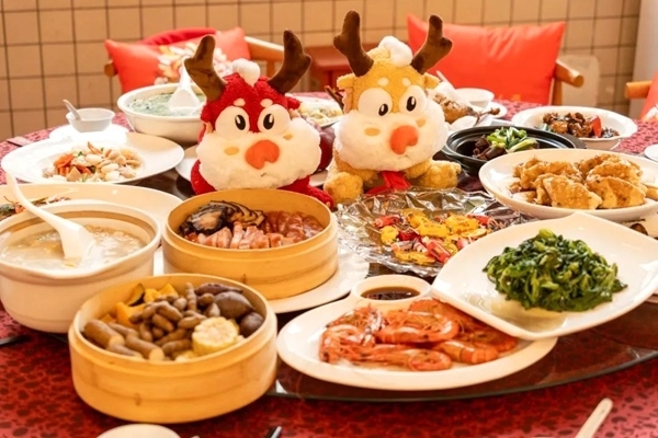 同濟(jì)大學(xué)推出新春團(tuán)圓宴。校方供圖