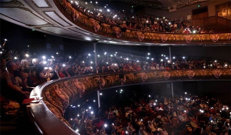 2024年“四海同春”慰僑訪演團(tuán)亞太團(tuán)新西蘭惠靈頓演出現(xiàn)場。圖片由陸欣讌、孟韜、葉勇提供