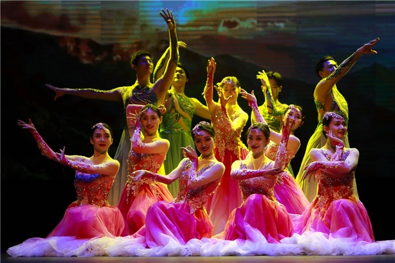 2024年“四海同春”慰僑訪演團(tuán)亞太團(tuán)新西蘭惠靈頓演出現(xiàn)場。圖片由陸欣讌、孟韜、葉勇提供