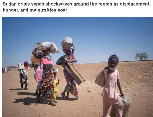 糧食危機(jī)、營(yíng)養(yǎng)不良、霍亂 蘇丹人道主義危機(jī)嚴(yán)重