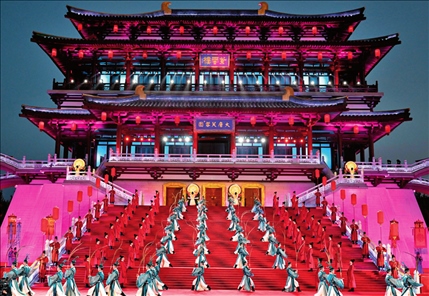 2023年5月18日至19日，中國—中亞峰會在陜西省西安市舉行。圖為中國—中亞峰會歡迎儀式現(xiàn)場（2023年5月18日攝）。申宏攝/本刊