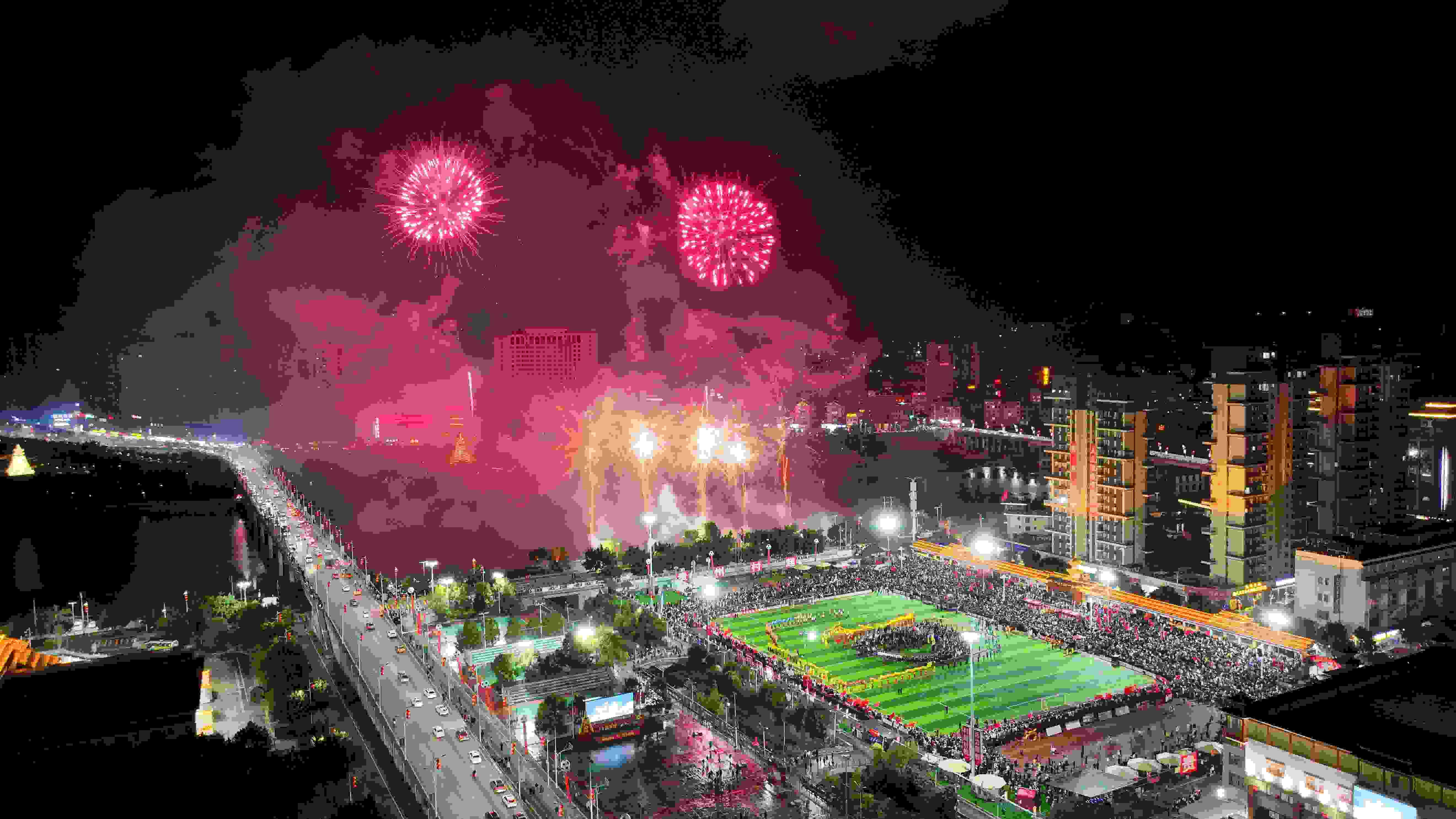 貴州榕江“村超”現(xiàn)場。韋貴金 攝